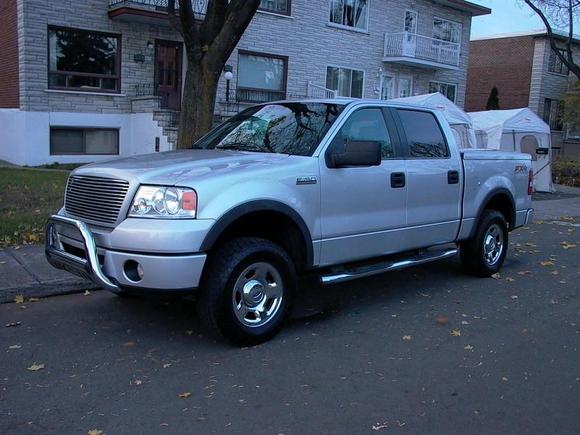November 2009:

- 4 new Ford OEM Chrome Clad 17" wheels (4L1Z1015AA) added for winter season.
- 4 brand new Nitto Terra Grappler A/T tires  P265/70/R17 added for winter season.