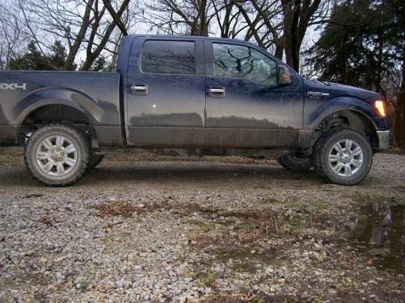 Dirty pic...after 2" AS install.