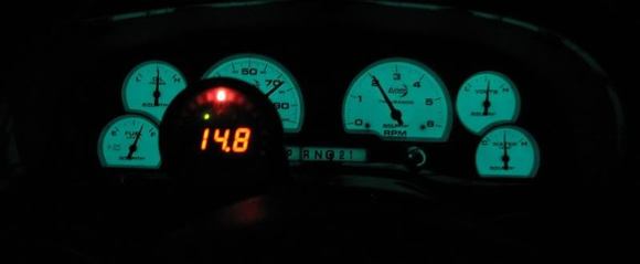 Autometer gauge cluster