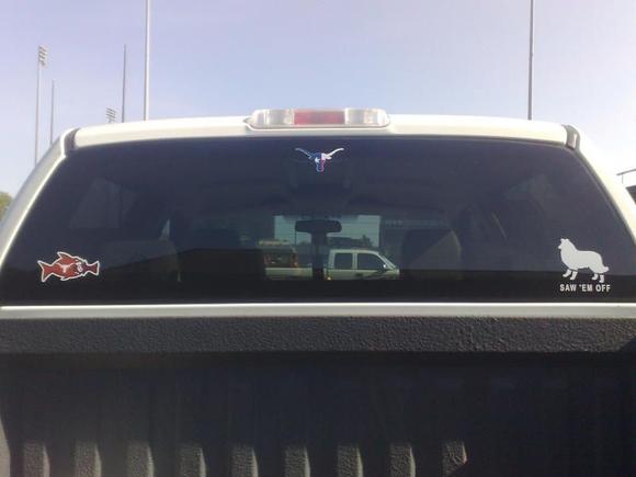 Back window decals
