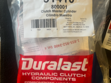This model has the same bolt spacing, the same bolt length, the same cylinder diameter as OEM. The only difference is the slightly different angle that the hard OEM clutch hydraulic line bolts on, when it is installed.  It is still workable. 