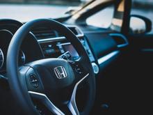 Blue's Honda Fit 2015 interior