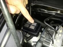 Rear defroster relay location