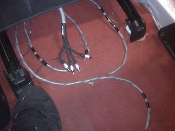 Monster Cable XLN RCA's and Stinger Twisted Speaker Wire