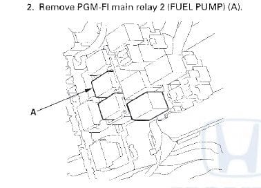 Fuel pump relay