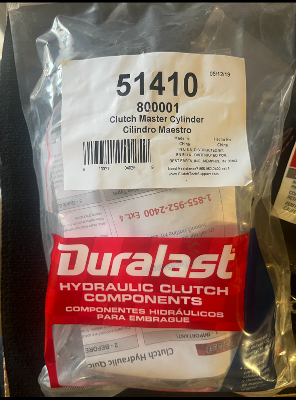This model has the same bolt spacing, the same bolt length, the same cylinder diameter as OEM. The only difference is the slightly different angle that the hard OEM clutch hydraulic line bolts on, when it is installed.  It is still workable. 