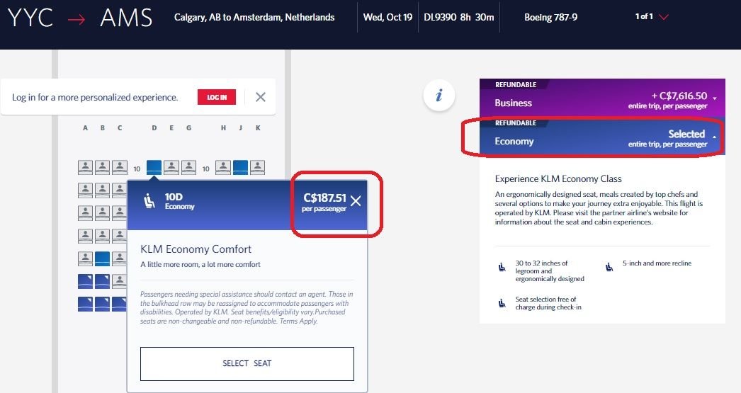 KLM Economy Standard "Plus" fares... FlyerTalk Forums
