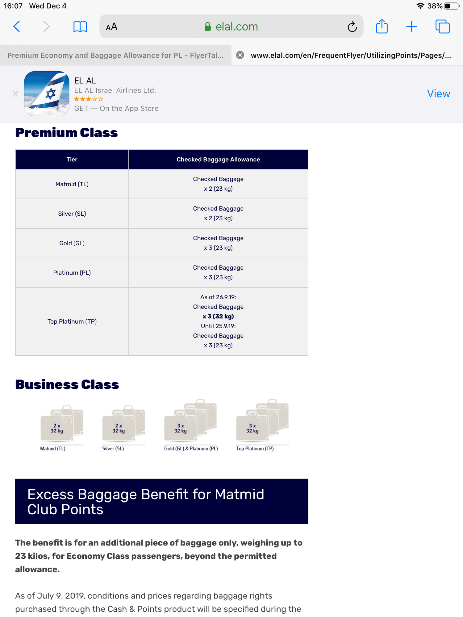 sas economy baggage allowance