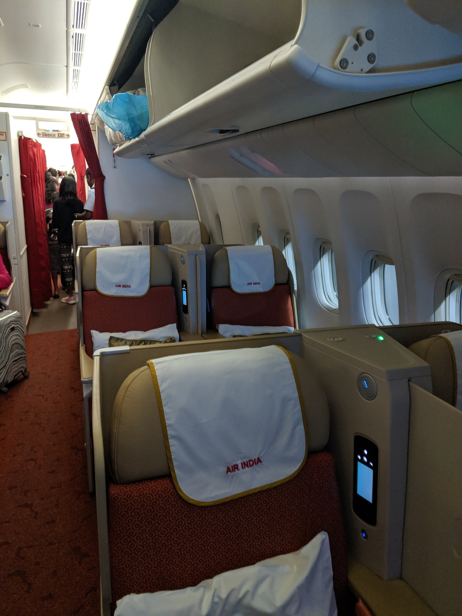 air india flight seating arrangement