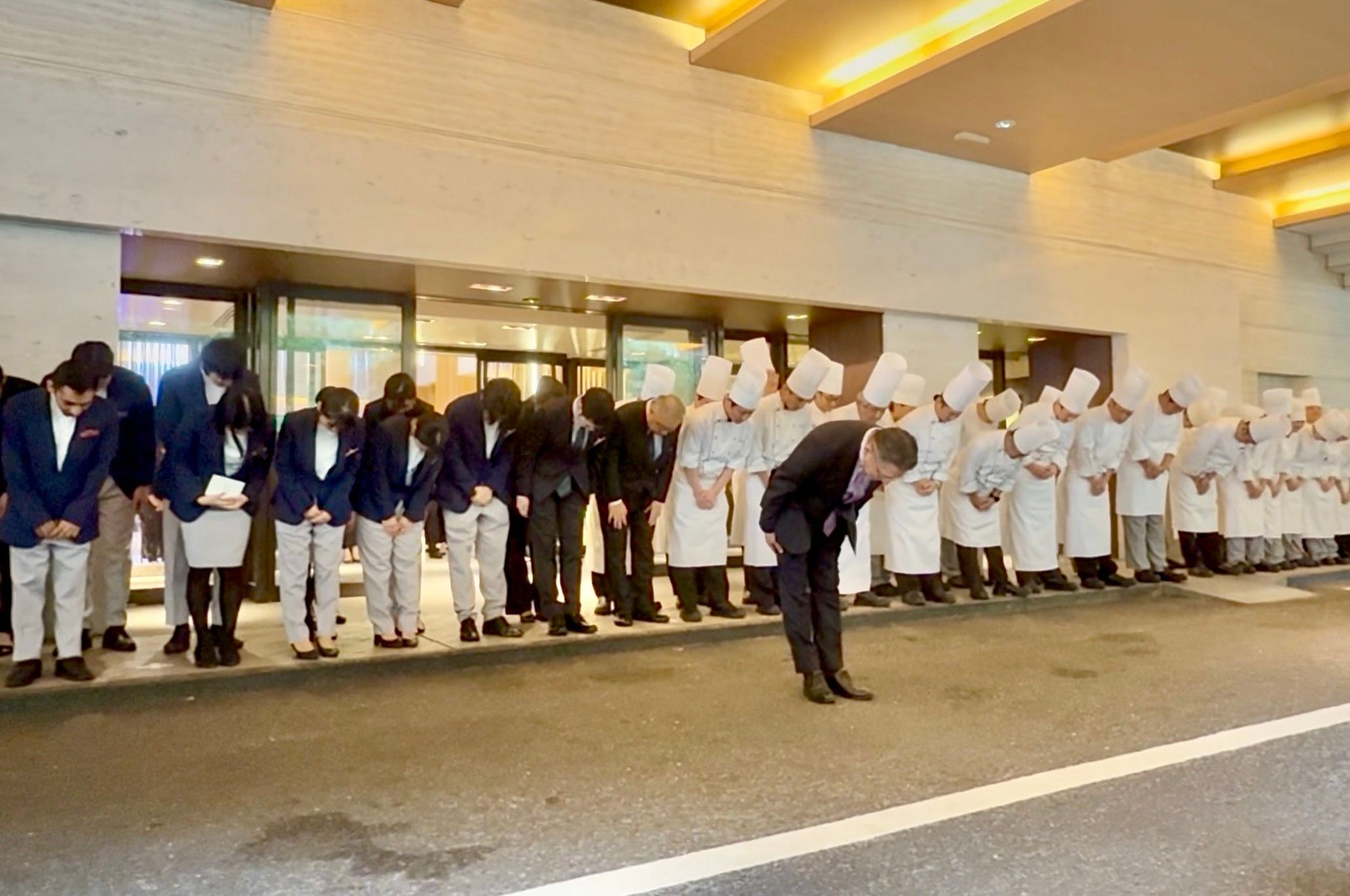 Farewell ceremony