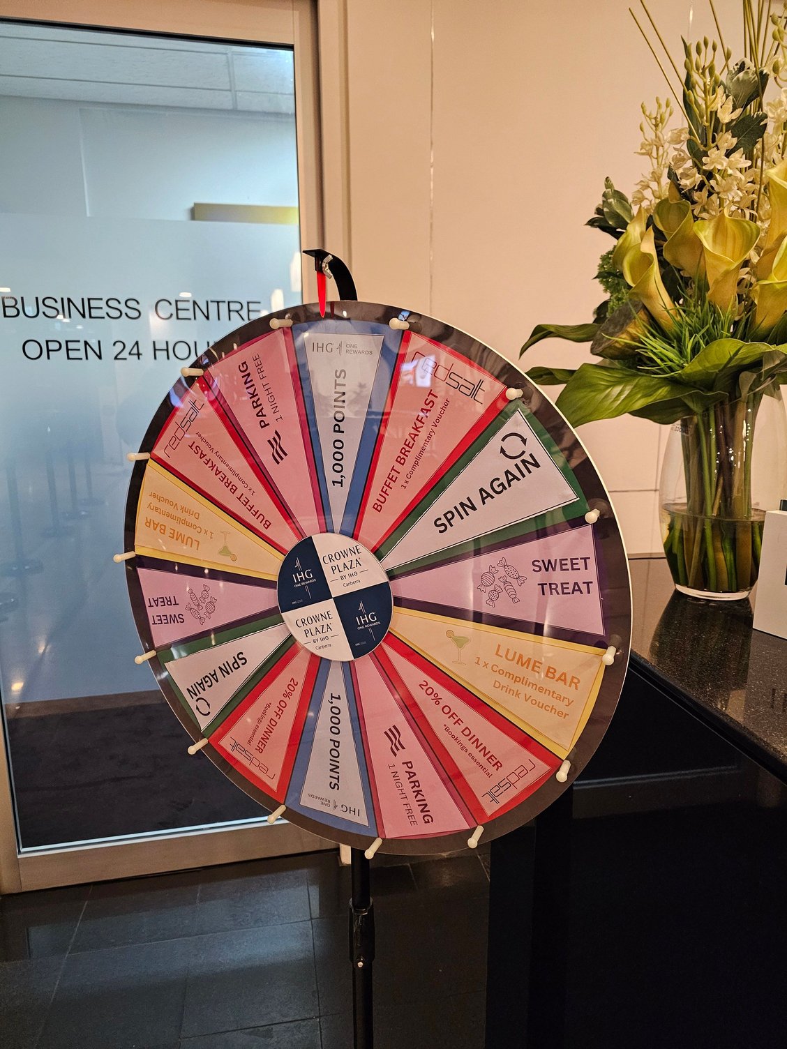 Spin the wheel promo