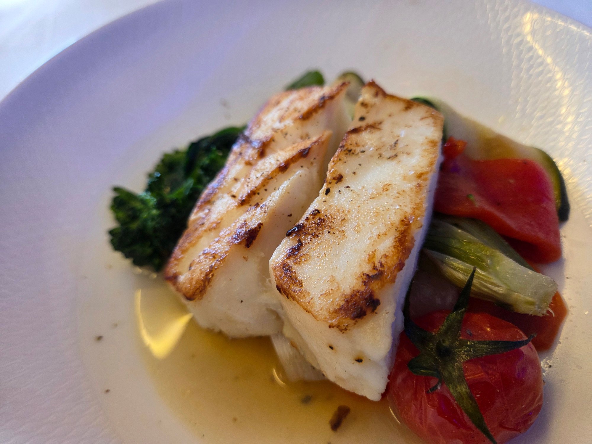 The Halibut was also lovely.