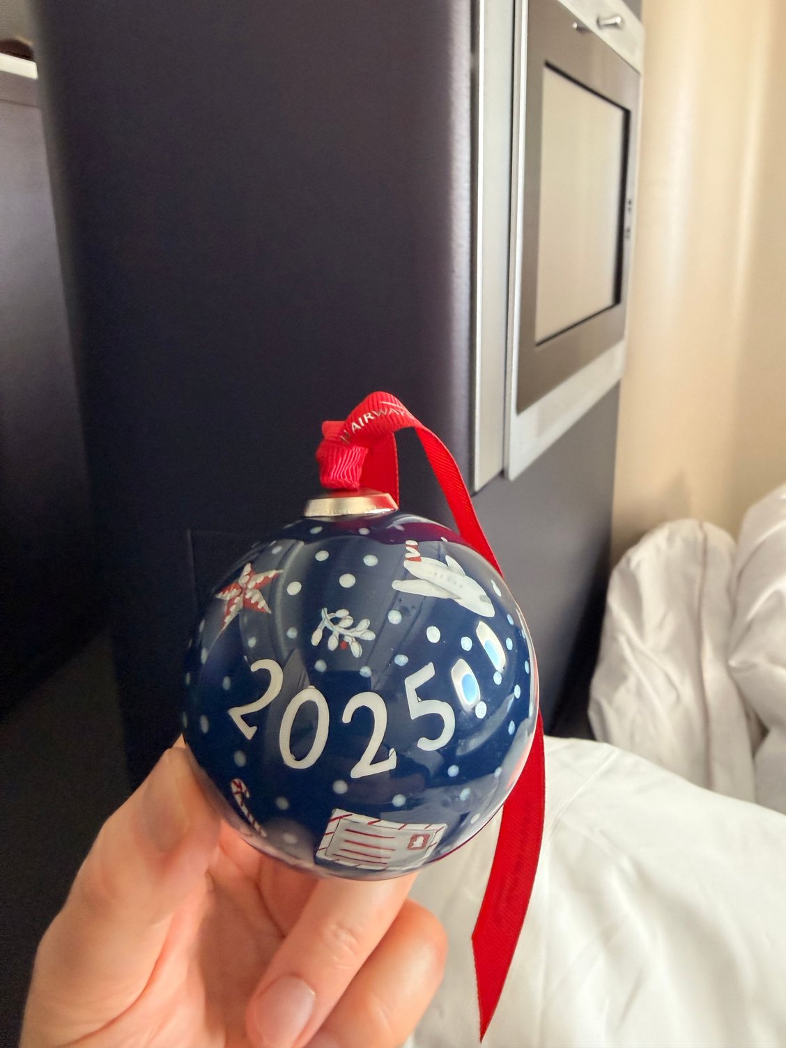 A Christmas gift given on board