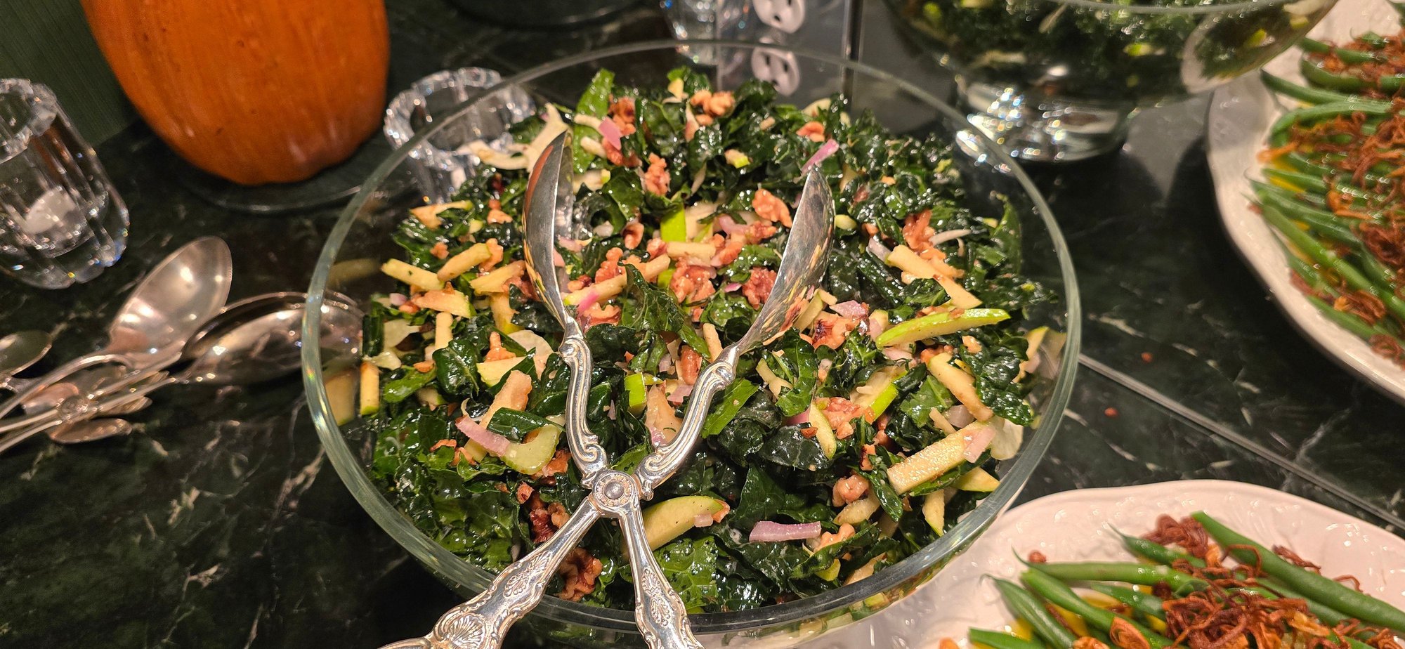 Kale, fennel and apple salad