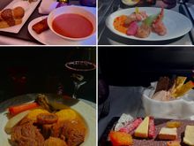 Wonderful catering on board once again