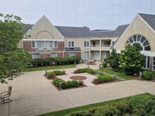 I had requested a room with a courtyard view in advance, and that’s what I got.