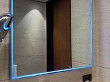 Backlit mirror