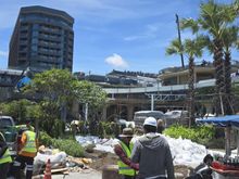 Some construction still but resort looks almost ready