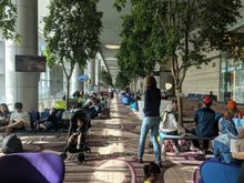 This did not feel like a place you board a low-cost carrier....