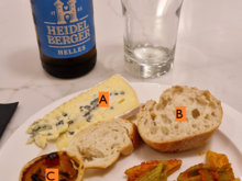 I didn’t try everything. When the fish ran out, it was replaced by a kind of roulade - slightly better in quality. It’s possible that the dull weather affected my overall impression. Coffee was A or B.