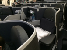 View of the D seats