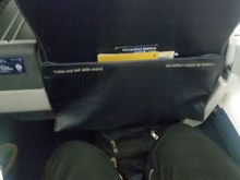 I was in 2D. Leg room is ample and the seat provides a generous 3 inches of recline. Sadly I wasn't able to take any more photos as I fell asleep in comfort early on.