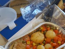 Kosher breakfast - vegetable schnizel