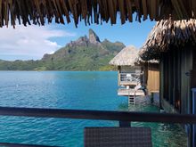 Deluxe Overwater Villa, Lagoon Access,  Island View - complimentary upgrade from Reefside Villa. 