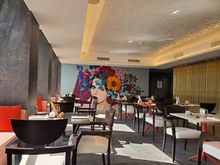 Restsurant space and wall art