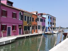 The houses of Burano