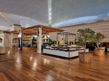 The main food bar which only has pre-packaged food