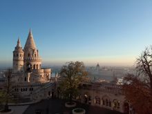 View towards the Parliament at 0708   30 mins after sunrise)