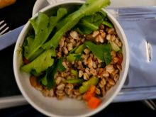 This was pearl barley and veggies. Not great, but not awful. Was the most memorable part of the meal as it had flavour.