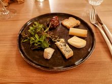 For the dessert, I went with a cheese platter, very enjoyable with the chutney. Particularly I enjoyed the aged soft cheese that is last on the picture going counterclockwise.