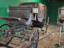 Late 19th century carriage with better suspension. At least one King Alphonso rode in this one. 