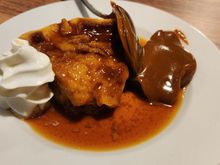 Dulce de leche bread pudding