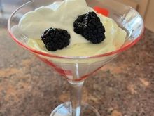We had Nigella’s French Lasagne for brunch (forgot to take a pic) and Lemon Mousse for dessert. 