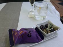 Served immediately after take off. Not sure if this was a mis-cater or what. 