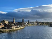 View of Inverness from River Ness.