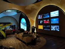 TV corner in TK IST lounge