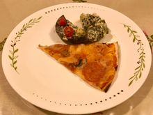 Mushroom & pepperoni pizza & .