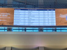 Centurion Amex advertising lounge reopening in TBIT hall