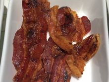 Maple glazed bacon 