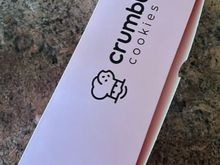 After my optometrist appointment, I stopped at Five Guys and in the next building over was CRUMBL Cookies