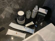Amenities in bathroom 