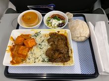 I had the lamb curry on Thursday evening to BER which was excellent - tasty and good portion size (a proper evening meal at dinner time). 

By comparison, my recent chicken pie served both on a TLS (90 mins) and a JTR (3 hrs 50 mins) can only be described as an embarrassment. Didn't take a picture but it's pie only - no veg, no side. And paltry in portion size. 