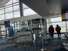 There is no lounge for domestic departure. No priority pass. 