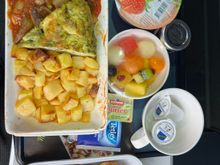 Spinach Frittata Potatoes & Mushroom Ragout