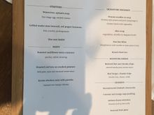 Menu 
At the moment there are only 2 customers