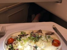 Mushroom ravioli. 